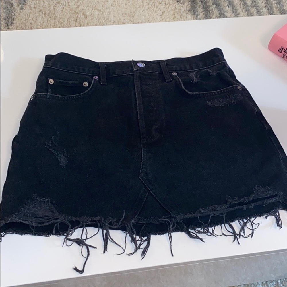 AGOLDE Quinn High Rise Mini Skirt - Picture 7 of 7